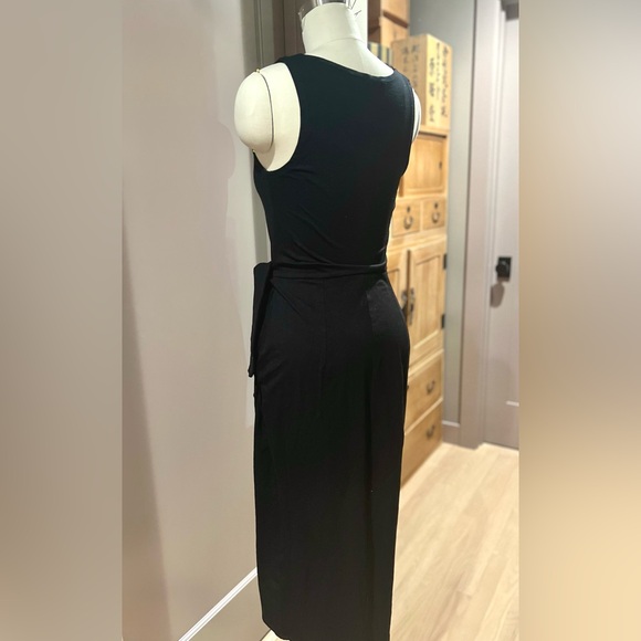 FRENCH CONNECTION Cotton Jersey Midi Wrap Dress - Picture 8 of 11